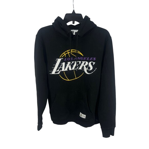 NBA Other - Los Angeles Lakers NBA Black Hoodie Sweatshirt Mens Large Cotton Athletic Fan Sp